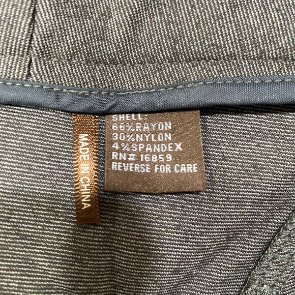 J McLaughlin Grey Stretch Knit Pencil Skirt Size 2 Above the Knee Bandage Style - Picture 5 of 7